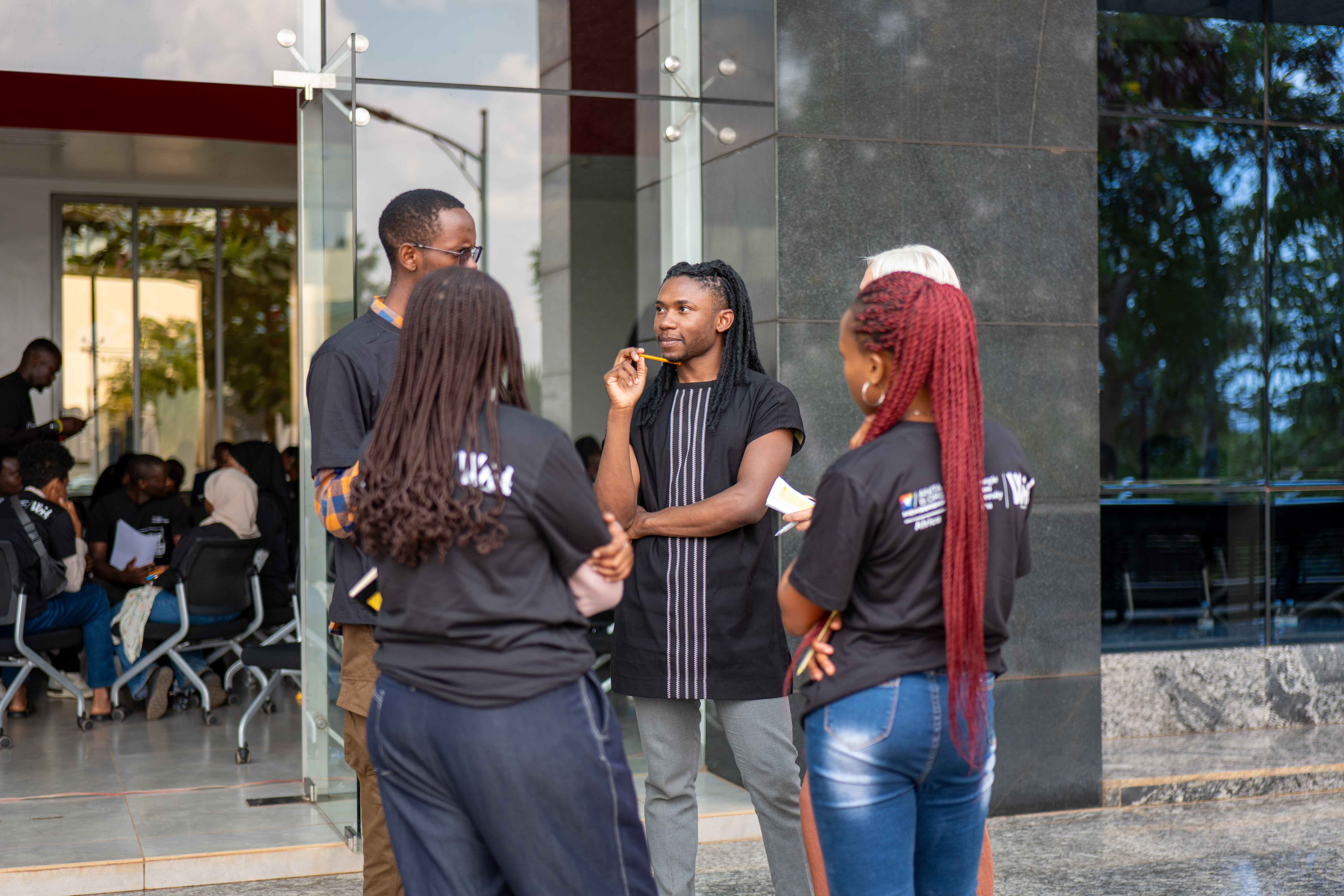 IkoRwanda team at a community event in Kigali